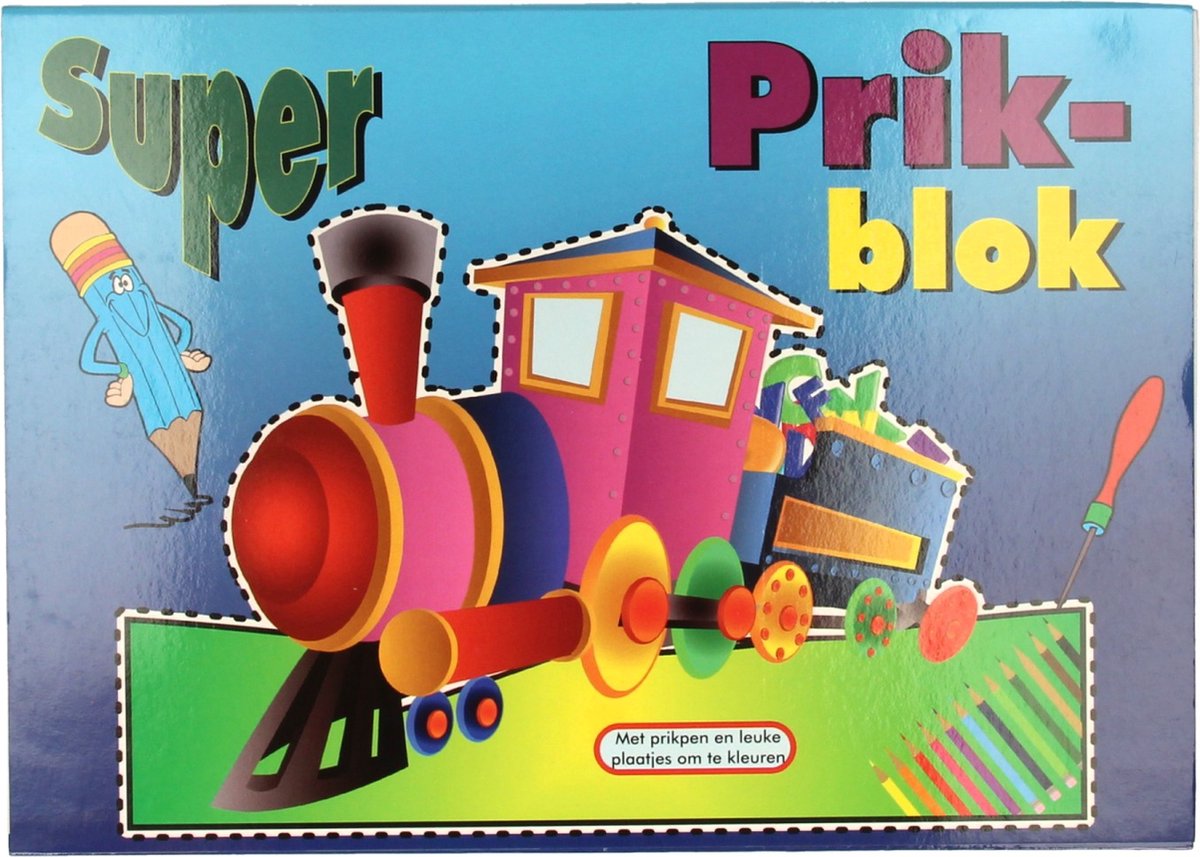 Mega Prikblok voor Kinderen Thema Voertuigen - Inclusief Prikmat en Prikpen