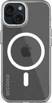 DECODED Clear Case Back Cover - iPhone 15 - 100% Gerecycleerd Plastic - Doorzichtig Hoesje - Geschikt voor MagSafe - Transparant
