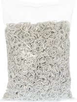 Bandes de caoutchouc - Caoutchouc - Wit - 15x1,5 mm - Environ 7700 pièces - Petits élastiques