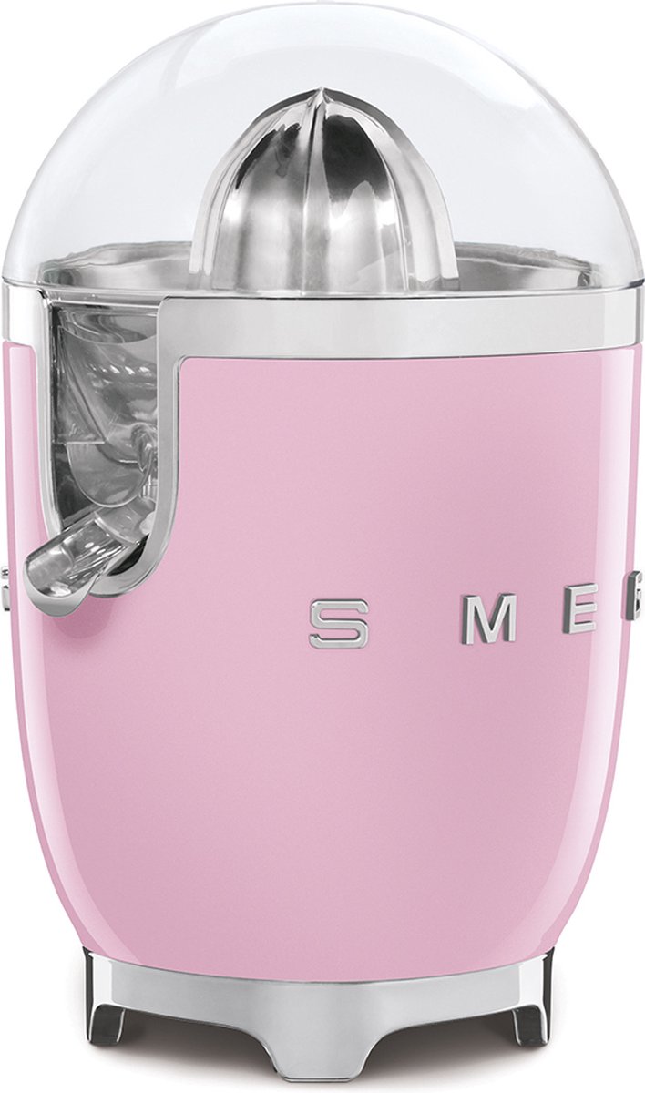 SMEG CJF11PKEU Citruspers - Elektrische Citruspers - 70W - RVS Filter - Antidruppelsysteem - Automatische Start/Stop - '50s Style - Roze thumbnail 6