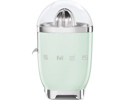 SMEG CJF11PGEU Citruspers - Elektrische Citruspers - 70W - RVS Filter - Antidruppelsysteem - Automatische Start/Stop - '50s Style - Watergroen