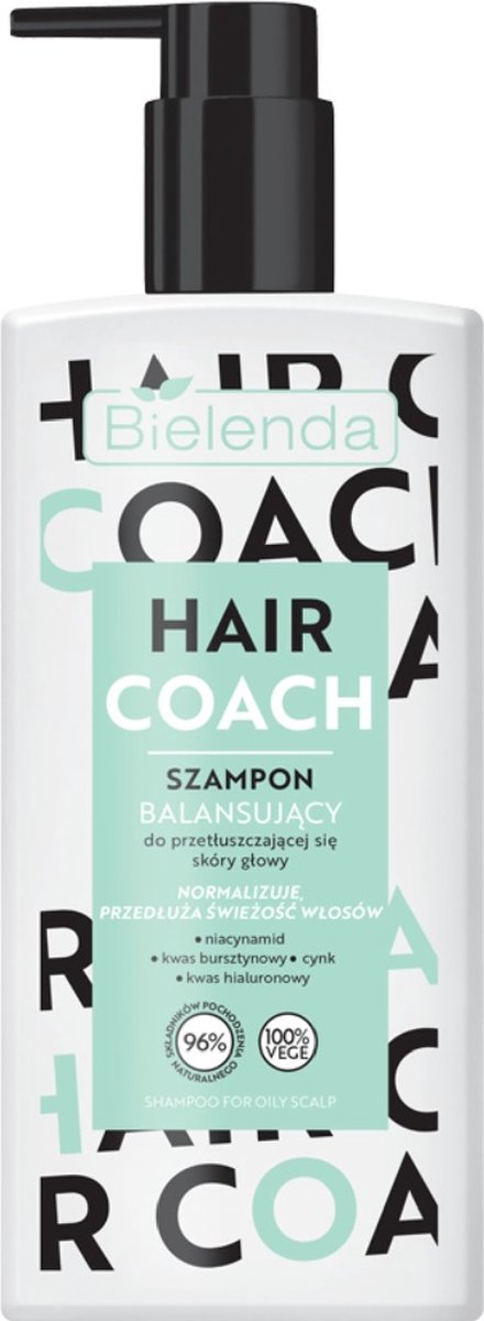 Hair Coach balancing shampoo voor vette hoofdhuid 300ml
