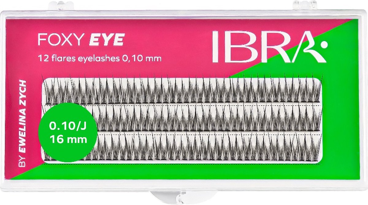 Foxy Eye wimperhaartjes 16mm 120st.