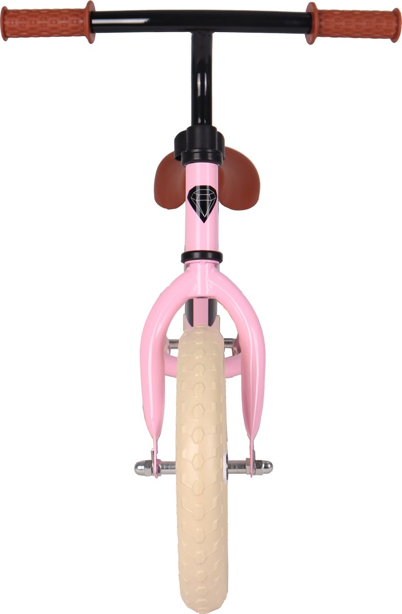 Born Lucky® Loopfiets –Vanaf 2 jaar – 10 inch massieve banden - Verstelbaar Zadel & Stuur – Roze — afbeelding 7