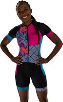 Jolie Pro Level Trisuit Hawaiian leafs and squares - XL