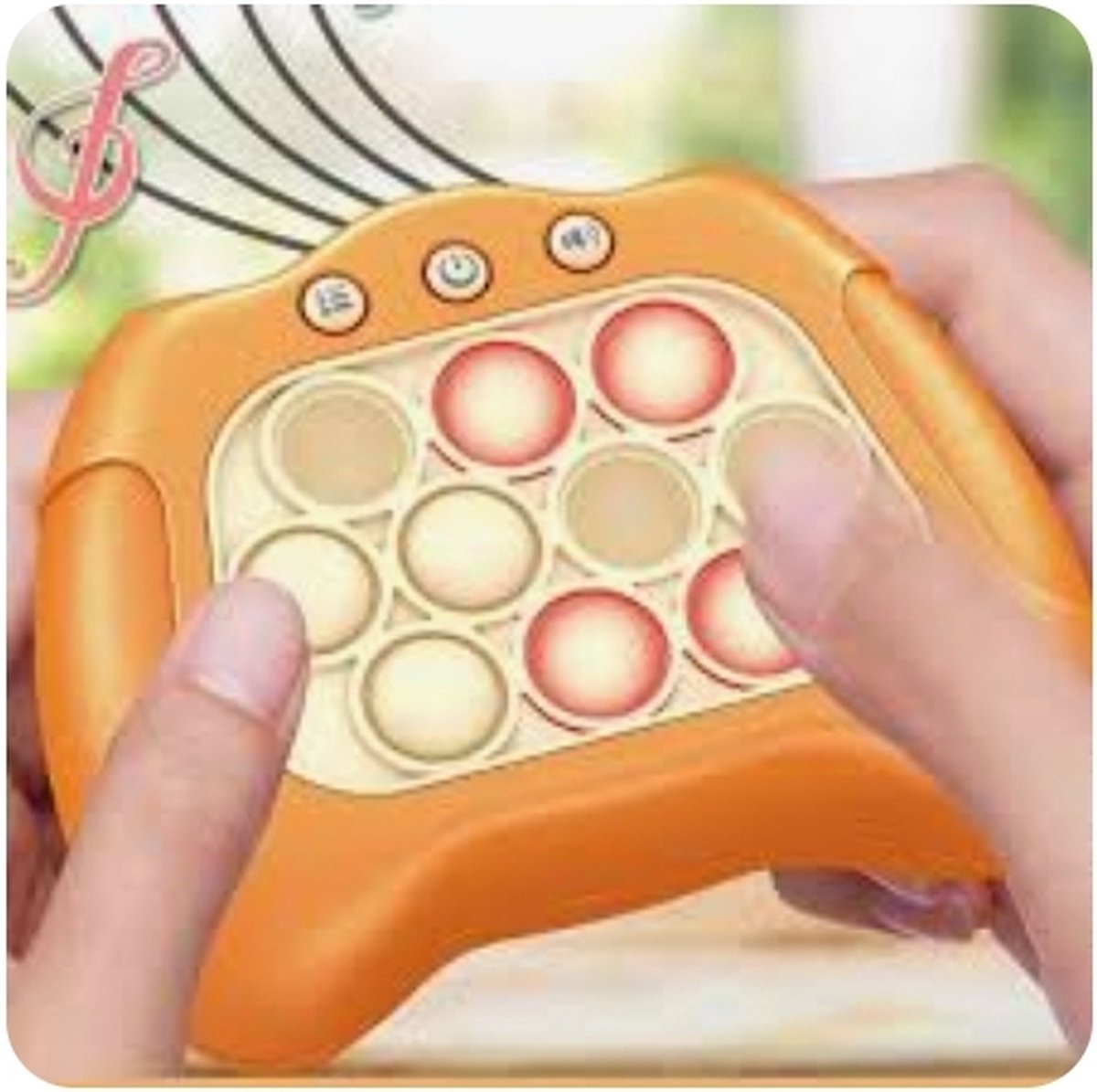 QuickPush game - ORANGE - 3 PILES OFFERTES –