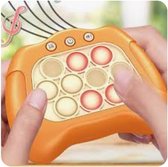 Ilso quick push pop-it controller - anti-stress - reflex - fidget toys - motricité fine - orange - piles incluses
