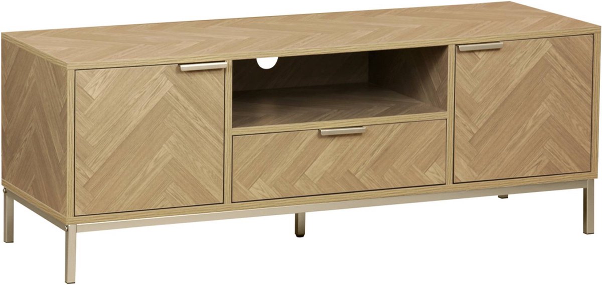 sweeek Tv-meubel, budapest, l 120 x b 40 x h 45cm Naturel