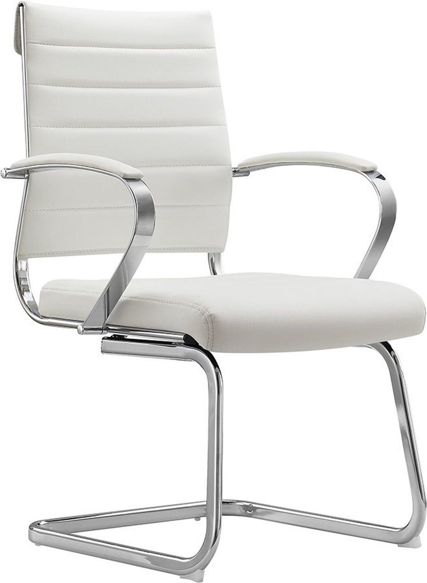 Sedero Design Eetkamerstoel Cádiz - Kunstleder - Wit