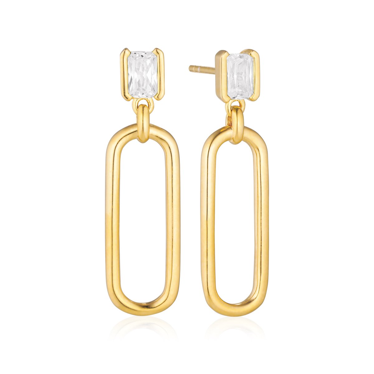 SIF JAKOBS JEWELLERY ROCCANOVA LUNGO EARRING SJ-E42256-CZ-YG