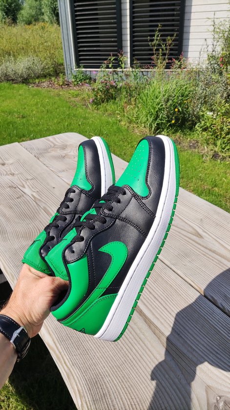 Nike air jordan 1 low - noir - vert - homme - taille 42.5 - US9 | bol
