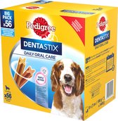 Pedigree DentaStix voor middelgrote honden - 56 stuks - 1440g