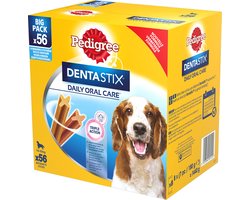 Pedigree DentaStix voor middelgrote honden - 56 stuks - 1440g