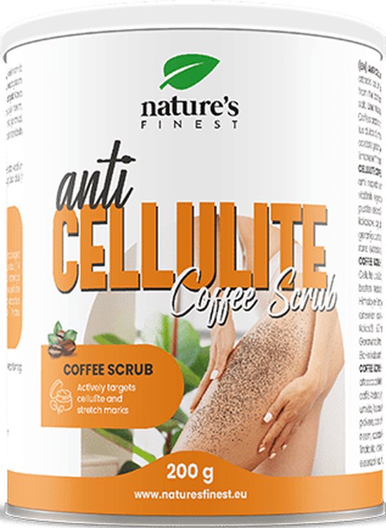 Natuurlijke Anti Cellulite Koffiescrub 200g