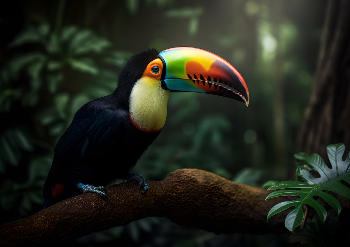 Extra Grote A1 Toucan Poster