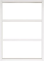 Woonaccessoires - Stijlvolle Witte Muurplank - Melamine Gecoate Deeltjesbord - Afmetingen 43.2x9x60 cm