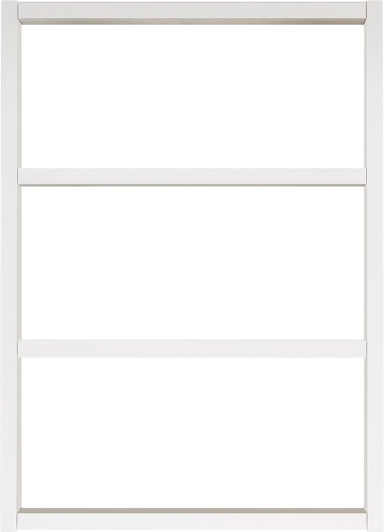 Woonaccessoires - Stijlvolle Witte Muurplank - Melamine Gecoate Deeltjesbord - Afmetingen 43.2x9x60 cm