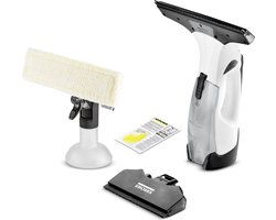 Kärcher WV 5 Plus N Ruitenreiniger - Looptijd accu 35 min. - Verwisselbare accu - Werkbreedte 170/280 mm - Incl. smalle zuigmond, sproeiflacon, microvezeldoek en reinigingsmiddelconcentraat