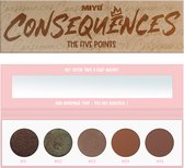 Het Five Points Palette oogschaduwpalet Consequences 6,5g