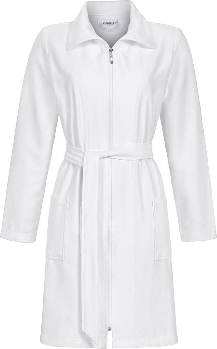 Stoere dames badjas Ringella wit - Wit - Maat - 44