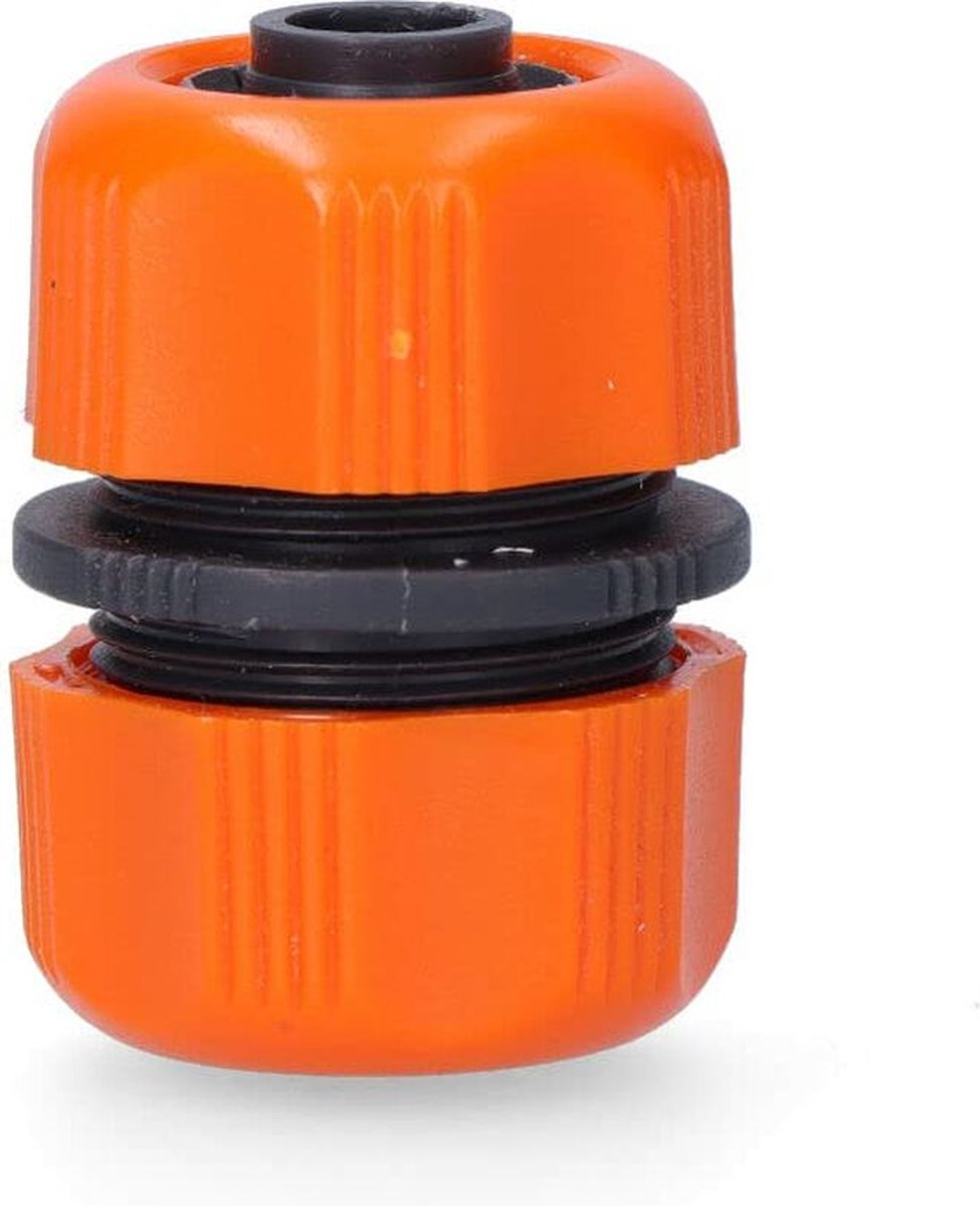 EDM Koppelstuk Tuinslang 12-15mm - 1/2 & 5/8" - Oranje