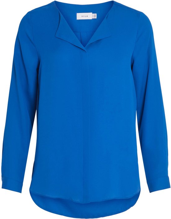 Vila Blouse Vilucy L/s Shirt - Noos 14044253 Lapis Blue Femme Taille - M