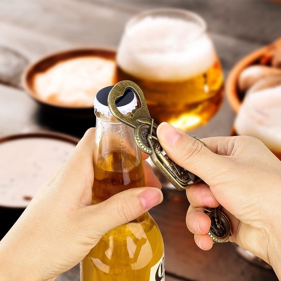 LULLEA Bieropener voor motorfiets, cadeau, gepersonaliseerd cadeau-idee voor mannen, Vaderdag, verjaardag, Kerstmis
