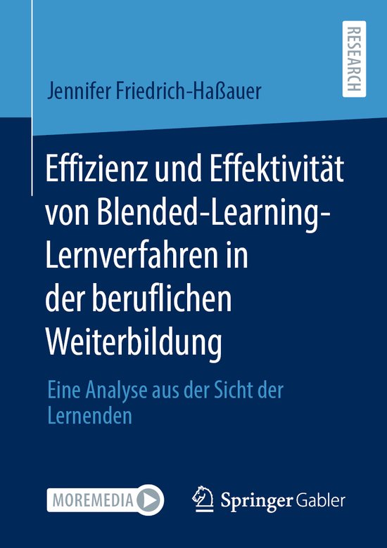Effizienz und Effektivität von Blended-Learning-Lernverfahr ... - cover