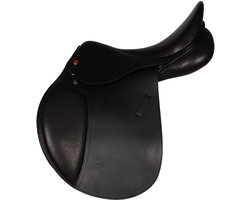 Rossner Canada Veelzijdigheidszadel - Maat: 17,5 Inch - Zwart - Polyester