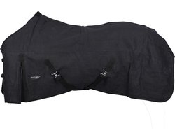 Pagony Staldeken Canvas - Paardendeken - Maat: 205 - Zwart - Katoen