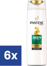 Pantene Smooth & Sleek Shampoo - 6 x 360 ml