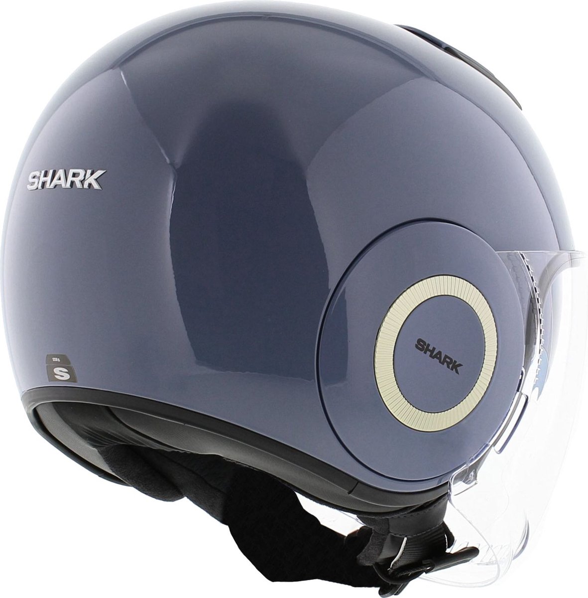 Shark Nano jethelm glans nardo grijs XS - Motorhelm / luxe scooterhelm – foto 5