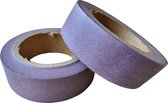 Washi Tape Violet 10 meter x 1.5 cm. Masking Tape - Rol Plakband - Purple Tape