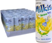 LOTTE - Milkis Banana Soda - 30 X 250 ML - Pack économique
