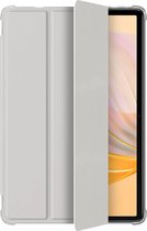 Phreeze Tri Fold Hoes - Geschikt voor Samsung Galaxy Tab A8 (2021/2022) Tabletcase - Ingebouwde Standaard - Pen Opbergvak - Zilver Grijs