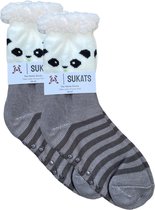 Sukats® Huissokken - Homesocks - Maat 36-41 - Anti-Slip - Fluffy - Dames Huissokken - Slofsokken - Variant 13 - Meerdere Maten en Varianten