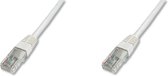 Digitus Dk-1511-005/Wh Rj45 Netwerk Aansluitkabel Cat 5E U/Utp 0.5 M Wit