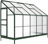 EXPERTLAND Wandtuinkas van polycarbonaat van 3,7 m² CALICE II L 121 cm x H 220 cm x D 305 cm