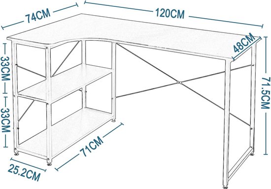 1pc Support D'ordinateur En Bois Étagère Rangement Bureau - Temu