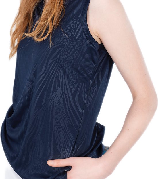 Func Factory dames Poloshirt Scale donkerblauw maat 46 van Func Factory — afbeelding 5