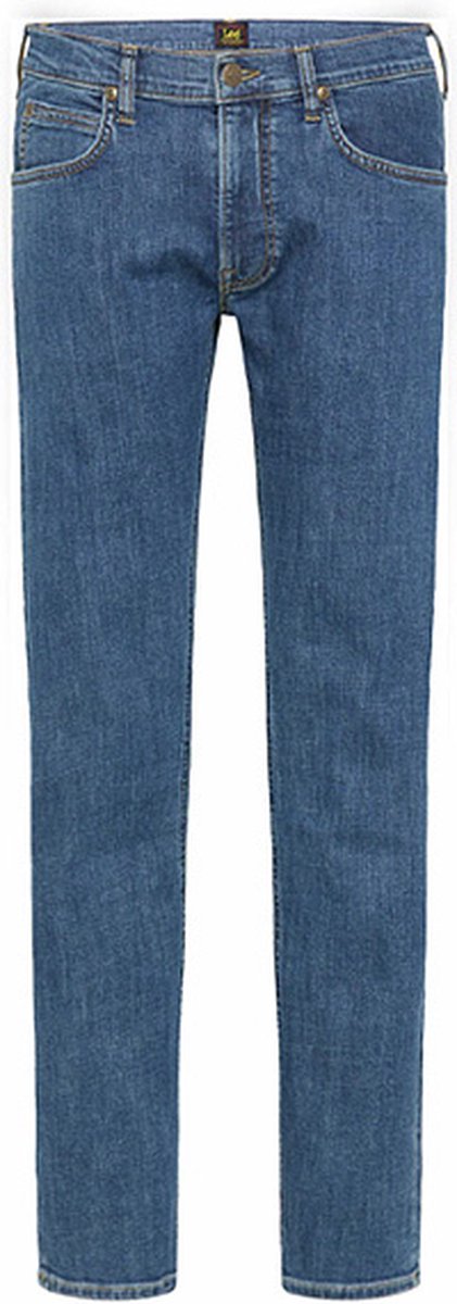 Lee Luke Mid Stone Wash W44 X L34 Blauw