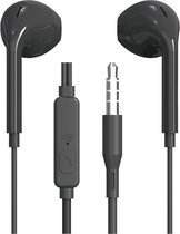 Oorjes met draad en Microfoon Model 2023 NC3162 - 3.5mm Audio jack - In Ear Oordopjes - 120cm kabel (Zwart)