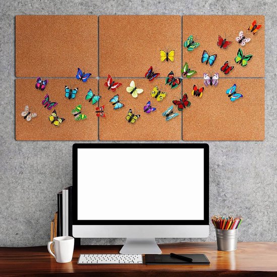 ERBO Lot De 20 Épingles Mignonnes Avec Épingles Papillon - Couleurs Variées