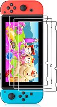Podec - 3x Screenprotector geschikt voor Nintendo Switch - Tempered Glass Screen Cover