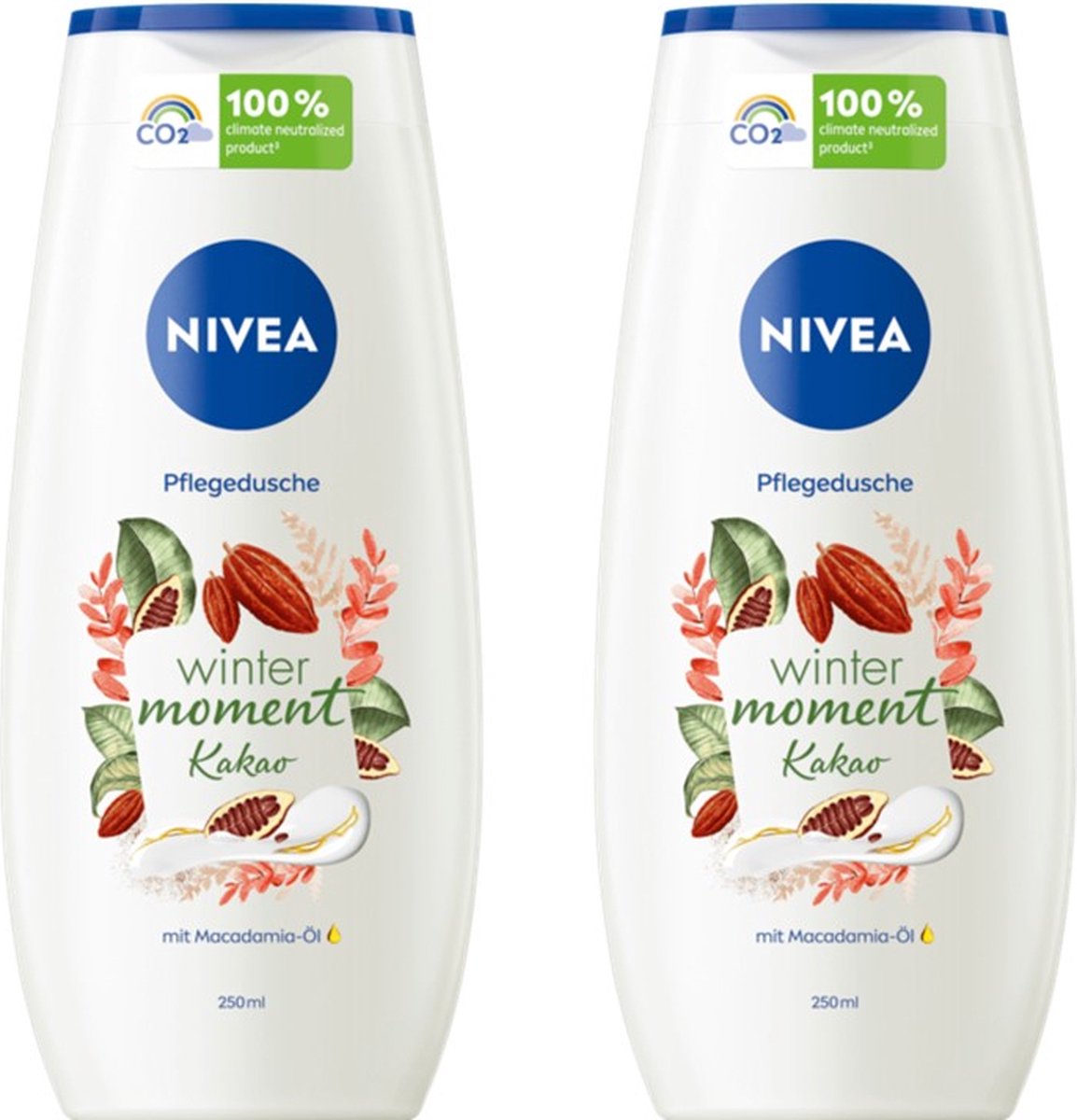 Goedkoopste NIVEA Douchecrème - Wintermoment Cacao - 2 x 250 ml