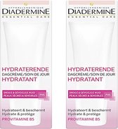 Crème de Jour Diadermine - Hydra Nutrition - 2 x 50 ml - Peau Sensible