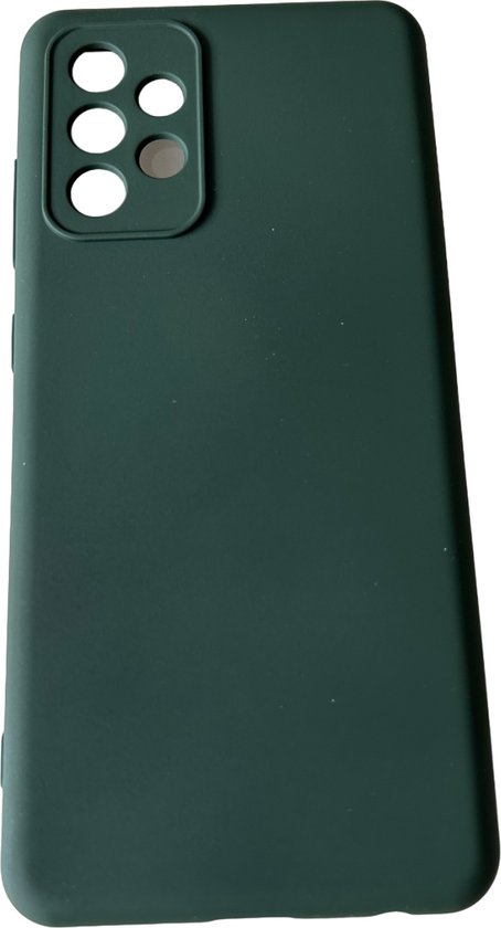 Protection de l'appareil photo Coque arrière en Siliconen - Convient pour Samsung Galaxy A52 / A52 5G / A52s 5G - Coque en TPU Vert