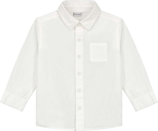 Prénatal baby blouse - Jongens Kleding - Ivoor Wit