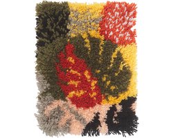 LEISURE ARTS Latch Hook set Zonsondergang - DIY pakket volwassenen - Muurdecoratie - 41x30cm