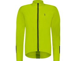 BBB Cycling Fietsjack BaseShield - Windjack Heren en Dames - Wielrennen & Mountainbiken - Fietsjas: Wind en Waterbestendig - Neon Geel - Maat XXS - BBW-148
